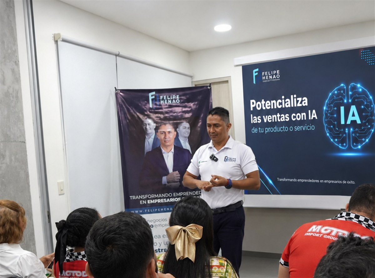 Taller de ventas con IA para emprendedores, Felipe Henao